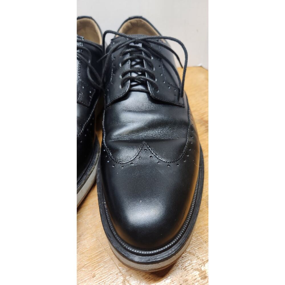 Allen Edmonds Mens Size 9.5 Brooklyn Light Wingtip Dress Shoes‎ Black 3296 - Picture 9 of 10